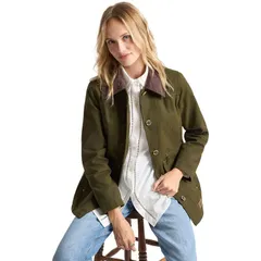 ペンドルトン レディース アウター ジャケット・ブルゾン コーデュロイ コート Pendleton Judith Corduroy Collar Field Coat Womens Dark Olivのサムネイル