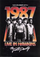 [중고] 포스터 A3 포스터 컬렉션 NOVEMBER 6TH 1987 [이치 반 쿠지 스트레인저 신스 미지의 세계 Vol.2] H상