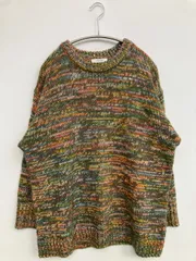 JEANASIS ジーナシス ニット/セーター F その他 コットン ニット その他総柄 ミドル丈 長袖 クルーネック(丸首)