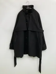 ポンチョ F ブラック 無地 フードなし