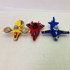 [3 점 세트] 쾌도 전대 루팡 레인저 VS 경찰 전대 패트 레인저 VS 차량 시리즈 DX 다이얼 파이터 레드 블루 옐로우