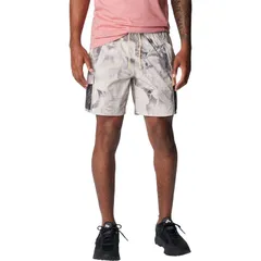 コロンビア メンズ ボトムス ハーフパンツ・ショーツ Columbia Painted Peak 7in Short Mens Dark Stone Pearhip PrintSunkissed ストーン