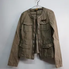 カーキ色 マウンテンパーカー スタイル レディース ジャケット サイズ85 春 秋 510103