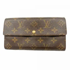 ルイ・ヴィトン(Louis Vuitton) ルイ・ヴィトン 長財布 モノグラム ポシェットポルトモネクレディ M61725 ブラウンレディース