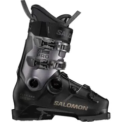サロモン メンズ シューズ ブーツ・レインブーツ Salomon SPro Supra BOA 120 Boot 2026 BlackHematite MetTitanium Met Pd ブラックのサムネイル