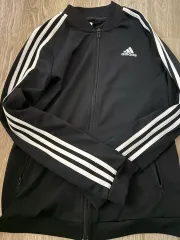 アディダス ブラック 3本線 ジャージ トラックジャージ