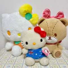 【ハローキティ　タイニーチャム　ぬいぐるみセット】サンリオ　帳ビッグ　シトラス
