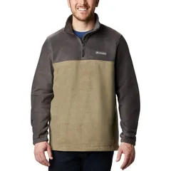 コロンビア メンズ アウター ジャケット・ブルゾン Tシャツ フリース ジャケット Columbia Steens Mountain 12Zip Fleece Jacket Mens SharkStone Green グリーン