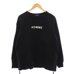 コムデギャルソンオム COMME des GARCONS HOMME 22AW ロゴプリント スウェット トレーナー プルオーバー 長袖 S ブラック HJ-T007 /BMのサムネイル