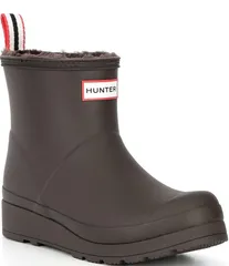 ハンター レディース シューズ ブーツ・レインブーツ Hunter Womens Play Boot Insulated Waterproof Rain Booties Hot Fudge