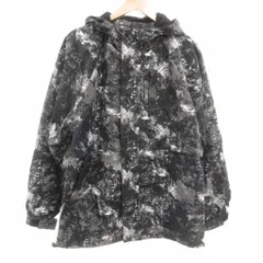 ザラ ZARA 美品 ジャケット マウンテンパーカー S ブラック系 迷彩柄 フード付き /NL ■GY12のサムネイル