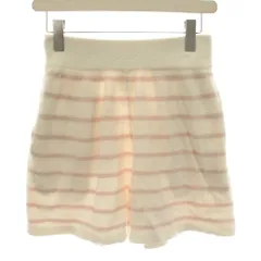 ジェラートピケ gelato pique 24SS スムーズィーボーダーショートパンツ F 白 ピンク PWNP242010 /RE