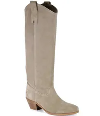 ディバトゥルー レディース シューズ ブーツ・レインブーツ トール スエード ブーツ Diba True Ame Thyst Suede Tall Western Boots Taupe トープ