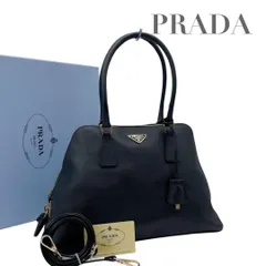 【価格交渉/質問大歓迎♪】【美品】プラダ　レザー　ハンドバッグ　サフィアーノ　プロムナード　黒　5988