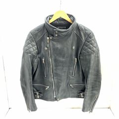 【中古】NEIGHBERHOODxmastermind サンダーボルト ダブルライダースジャケット サイズL ネイバーフッド×マスターマインド[92]