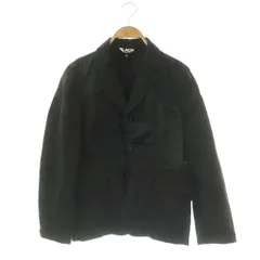 ブラックコムデギャルソン BLACK COMME des GARCONS AD2012 ナイロン パッチワークジャケット テーラードジャケット S ブラック /DF ■OSのサムネイル