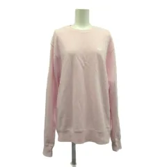 ナイキ NIKE トレーナー スウェット 長袖 クルーネック ロゴ 刺繍 M ピンク /XZ ■GY58