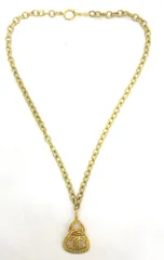 CHANEL/シャネル　ヴィンテージ　ココマーク ネックレス　ゴールド　【中古】