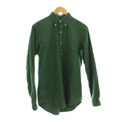 ラルフローレン RALPH LAUREN シャツ 170/92A グリーン ボタンダウン 無地 長袖 /JP
