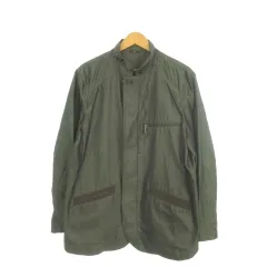 ランバン LANVIN COLLECTION ジャケット 上着 50 緑 グリーン 長袖 スタンドカラー ジッパーポケット /MN25 ■GY61のサムネイル