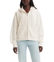 リーバイス レディース アウター ジャケット・ブルゾン フーデッドジャケット フリース LevisR Everyday Long Sleeve Fleece Hooded Jacket Sugar Sのサムネイル