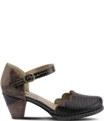ラリティステ レディース シューズ パンプス レザー LARTISTE Parchelle Perforated Leather Pumps Black ブラック