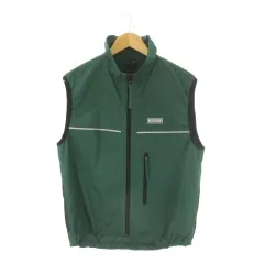 エーグル AIGLE ナイロンベスト アウトドア メッシュ ロゴ L 緑 グリーン /CK11 ■ECA002