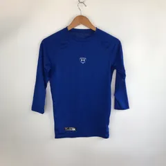 UNDER ARMOUR 野球用7部丈アンダーシャツ メンズ LG ブルー 3331202603280014