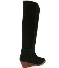 フリーピープル レディース シューズ ブーツ・レインブーツ スエード ブーツ Free People Sway Low Slouch Suede Boots Black ブラックのサムネイル