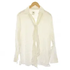 ザラ ZARA シャツ 長袖 ボウタイ M ホワイト 4720/329/251 /BM