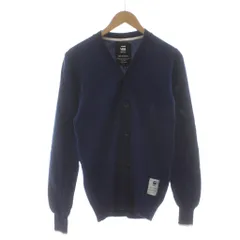 ジースターロウ G-Star RAW ニットカーディガン S 青 ブルー Vネック 長袖 /KUのサムネイル