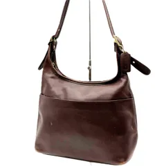 コーチ COACH ショルダーバッグ レザー ブラウン オールドコーチ 本革 ヴィンテージ 肩掛け 斜め掛け クロスボディ レディース メンズ ユニセックス シンプル 通勤 通学 お出かけ 人気 定番 高級感 上品 カジュアル 収納力 レトロ クラシック