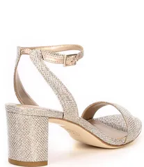 ペレモーダ レディース シューズ サンダル トール アンクル Pelle Moda Moira 2 Metallic Textile Ankle Strap Dress Sandals Platinum Gold ゴールド