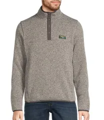 エルエルビーン メンズ アウター パーカー・スウェット セーター フリース LLBean Sweater Fleece Pullover Grey Heather グレー