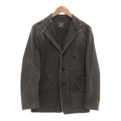 ラトルトラップ RATTLE TRAP テーラードジャケット ブラックデニム 3 グレー シングル 長袖 /NU ■GY60