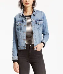 リーバイス レディース アウター ジャケット・ブルゾン デニム LevisR Original Denim Trucker Jacket Jeanie デニム