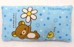 【中古】クッション・本体 リラックマ&キイロイトリ(ブルー) ロングピロー 「リラックマ」