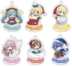 【中古】キーホルダー 全6種セット 「初音ミク Xmas SHOP 2023 トレーディング アクリルスタンドキーホルダー」