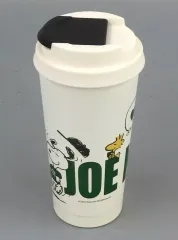【中古】マグカップ･湯のみ スヌーピー＆ウッドストック ステンレスToGoロゴタンブラー PEANUTS 473ml ホワイト 「スターバックスコーヒー×PEANUTS(SNOOPY)」