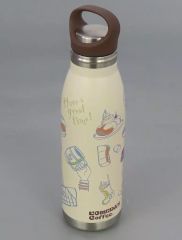 【中古】マグカップ・湯のみ メニュー柄 ステンレスボトル 470ml 「コメダ珈琲店」