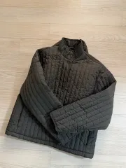 ZARA アウター キルティングジャケット カーキ