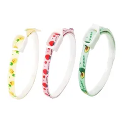 【新品】 3 個 (660円/個）異なる色 犬猫 用 ノミ取り首輪 ノミ ダニ ペット用品 3個セット 調節できる首輪 通気性 軽量 痛くない 虫除け 蚊除け 超小型 小型 中型 大型 犬用首輪 (S) 0