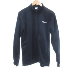 アディダス adidas タグ付き ジャージ ジャケット 上着 XL ネイビー 長袖 ロゴ /RG ■GY59