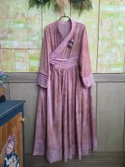 レーヨン チュルリッロングワンピース