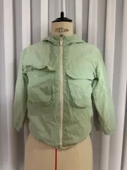 128 ザラ キッズ ミント色 ウィンドブレーカー