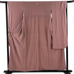 振袖 身丈156cm 裄丈65.5cm M 袷 落款 ピンク 正絹 秀品 一つ紋 【中古】