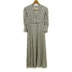 スナイデル ロングワンピース トップス 長袖 ビッグカラー レディース アイボリー snidel 【中古】