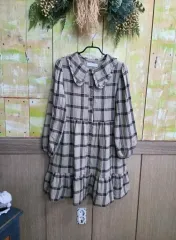 ザラフリルミディワンピース