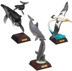 ネイチャーテクニカラー 小笠原 特装版 アソート3種セット (1. ザトウクジラ / 2. ミナミハンドウイルカ / 3. アホウドリ ) ガチャガチャ カプセルトイ 世界自然遺産 小笠原諸島 世界遺産