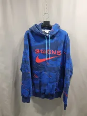 ナイキ ブルー フーディ LIONS プリンティング